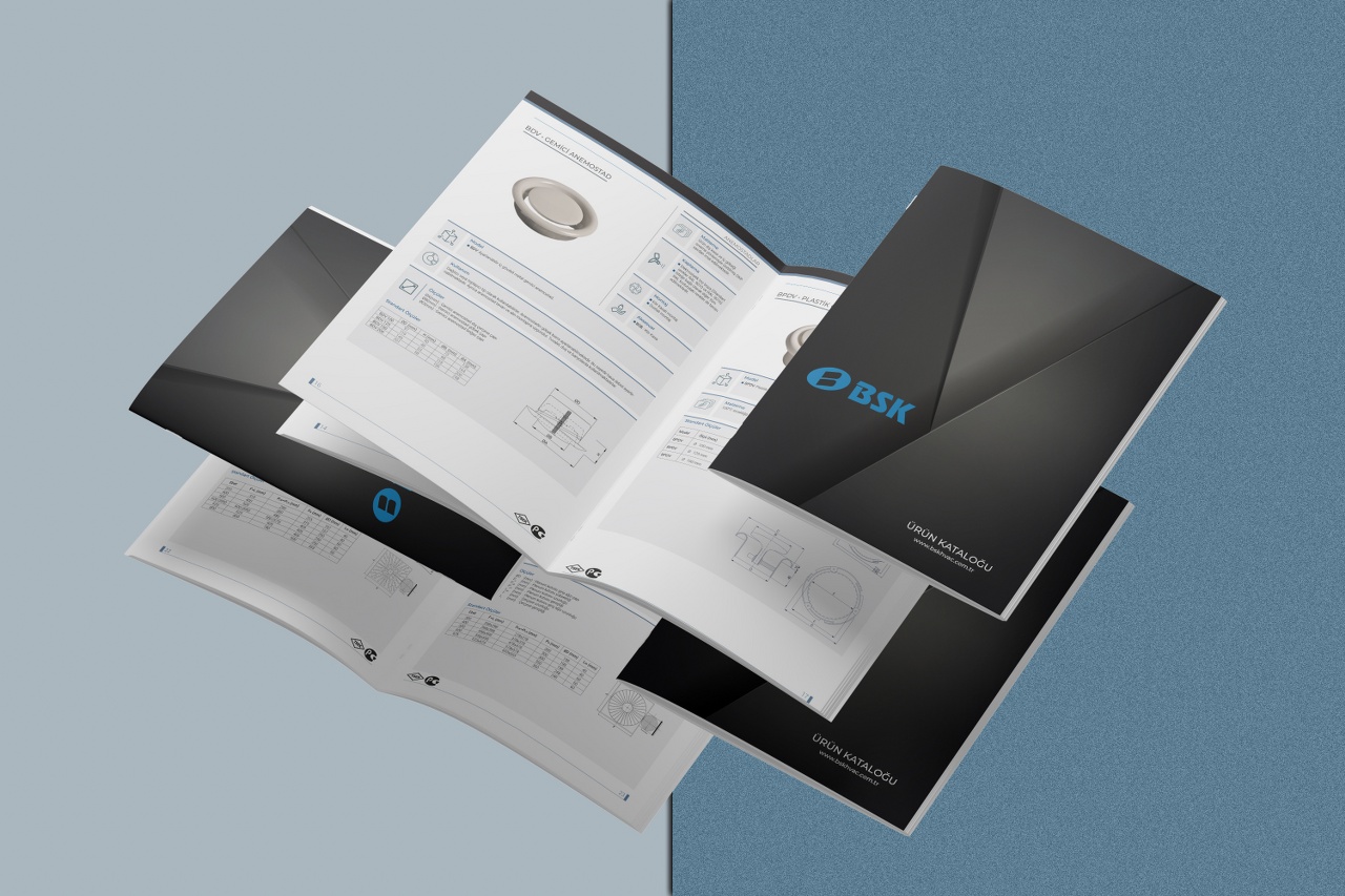 Bsk Havalandırma Katalog Tasarımı
