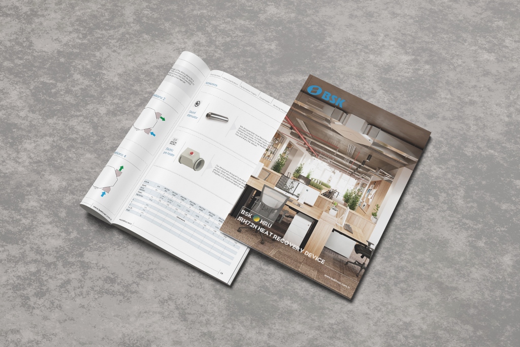 Bsk Havalandırma BHRU Katalaog Tasarımı