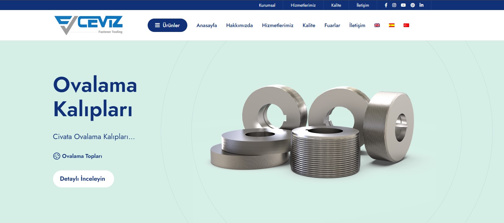 Cevizpres Web Sitesi Tasarımı