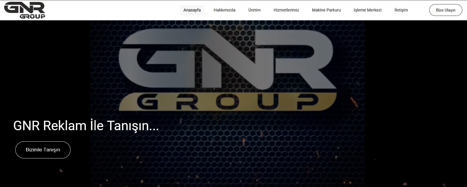 Gnr Group Web Sitesi Tasarımı