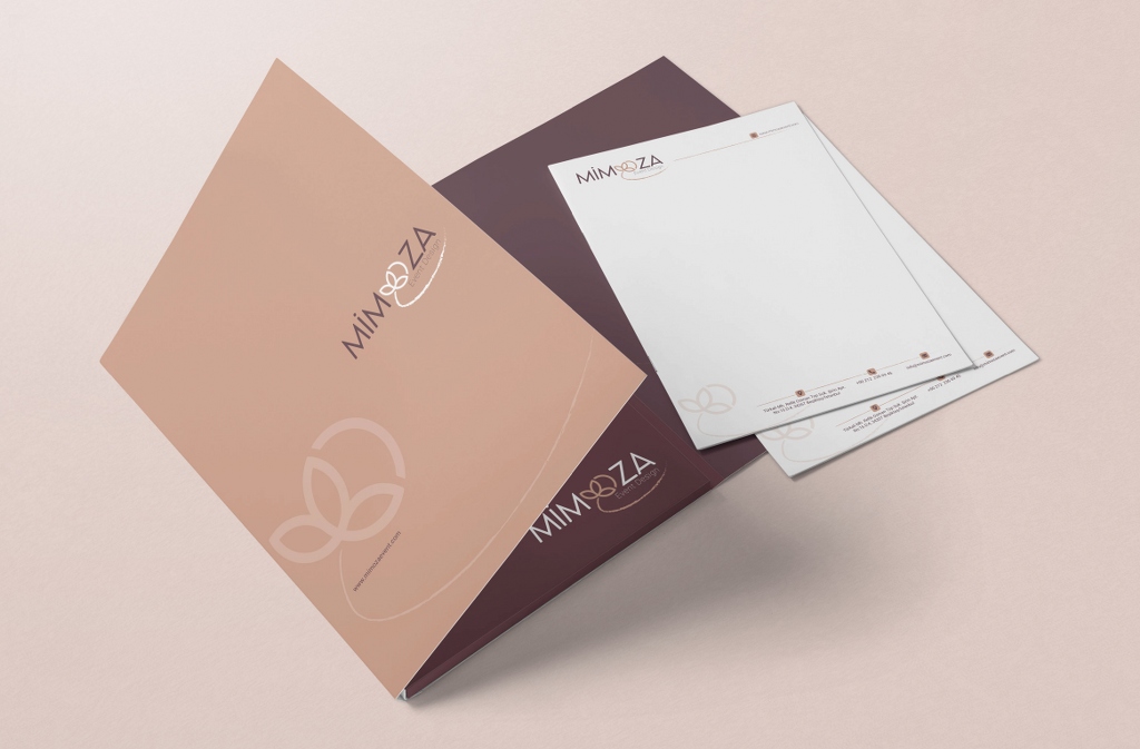 Mimoza Davet Kurumsal Kimlik Tasarımı